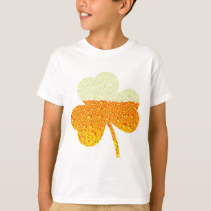 st patricks-öl klöver tee shirt