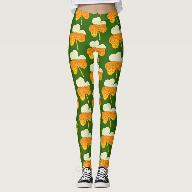 st patricks ölbalkar från klöver leggings (Framsida)