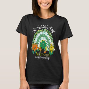 St Patrick's Paddy Day Irish Shamrock C Crock Guld T Shirt