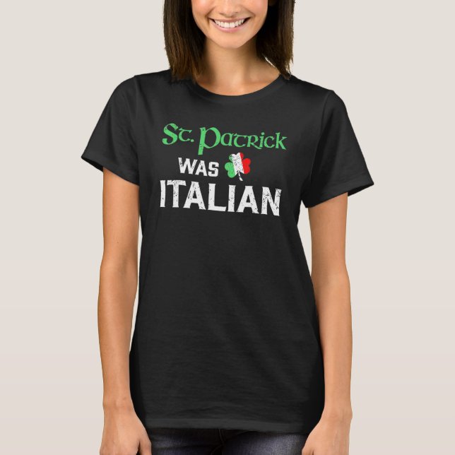 St Patricks Pojkar Dag Pyjamas St Patricks Var Ita T Shirt (Framsida)