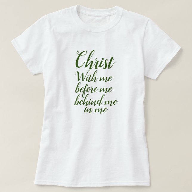 St. Patrick's Prayer T-Shirt (Design framsida)