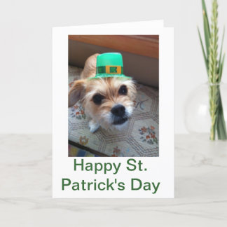 St. Patrick's Puppy Kort
