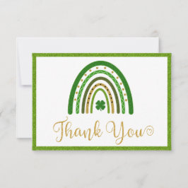 St. Patrick's Rainbow Baby Shower Tack Kort
