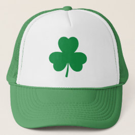 St Patricks Simple Grönt Shamrock Keps