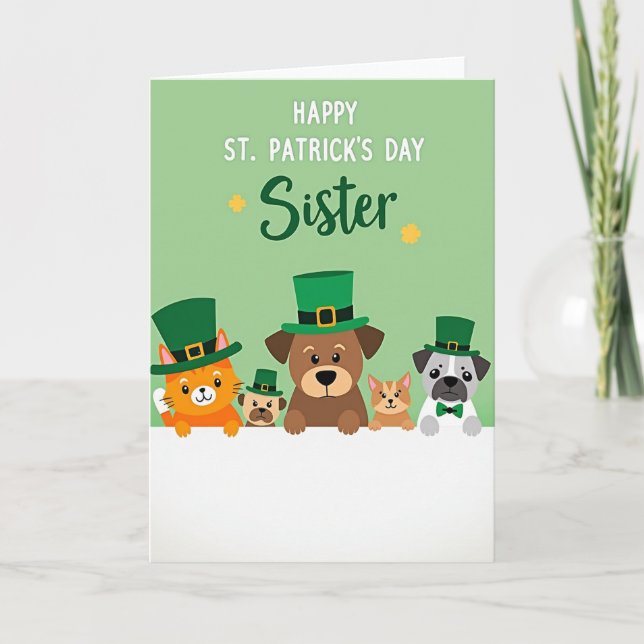 St Patricks systerkort Kort (Framsida)