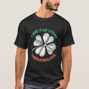St Patricks Tid För Lite Bus Clover-fest T Shirt