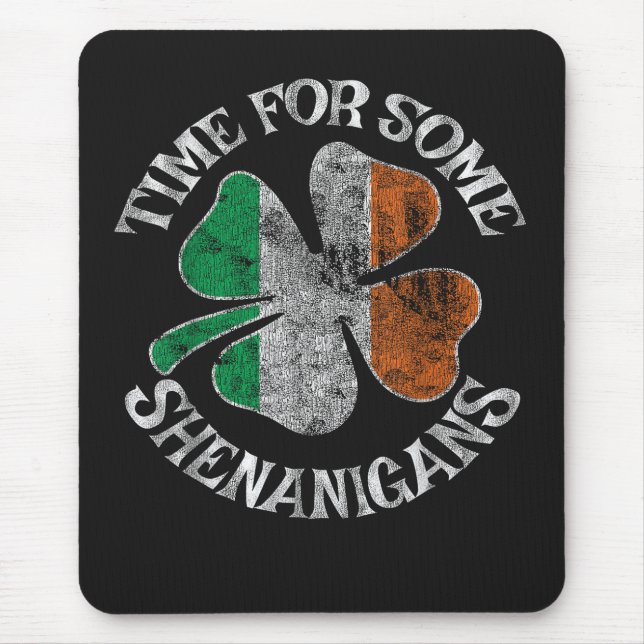 St. Patricks tid för lite busklöver Musmatta (Framsidan)