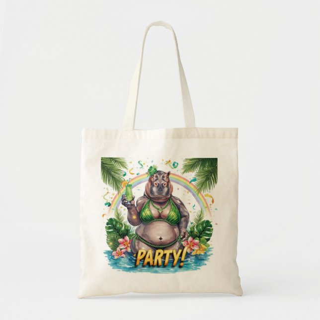 St. Patricks Tropical Pool Party-inbjudan  Tygkasse (Framsidan)
