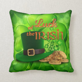 St. Patrick's - "Tur of the Irish" - Shamrock Kudde