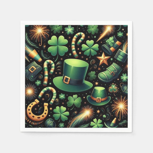 St. Patrick's Tur Pappersservett (Framsidan)