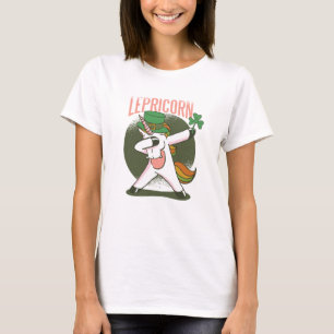 st patricks unicorn leprechaun lepricorn t shirt