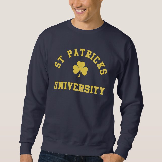 St Patricks Universitet Lång Ärmad Tröja (Framsida)