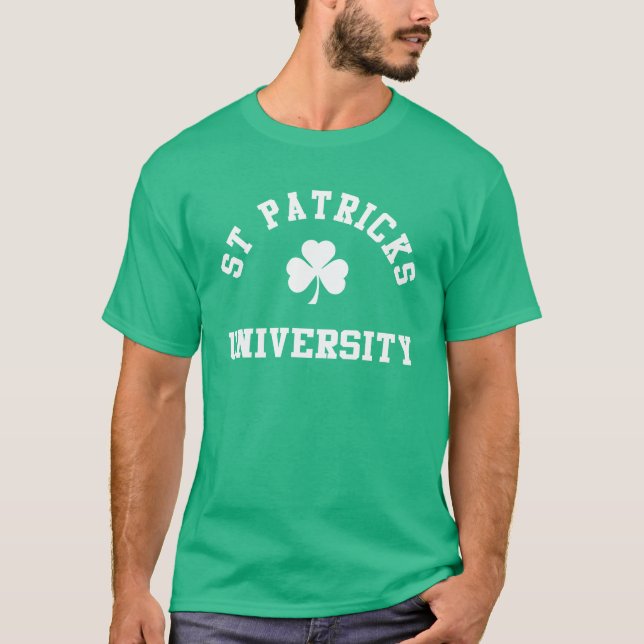 St Patricks Universiteten Tee Shirt (Framsida)