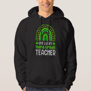 St Patricku2019s Dag 1 3:e Klass-läraren Leopard Hoodie