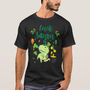 St Patricku2019s Rex Lucky Saurus Dinosaur St Pat T Shirt