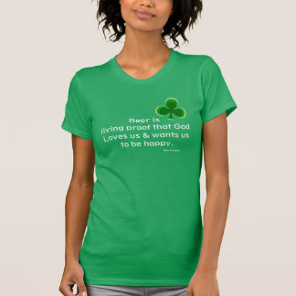 St.Patric's day lustiga ölcitat och schamprock T Shirt