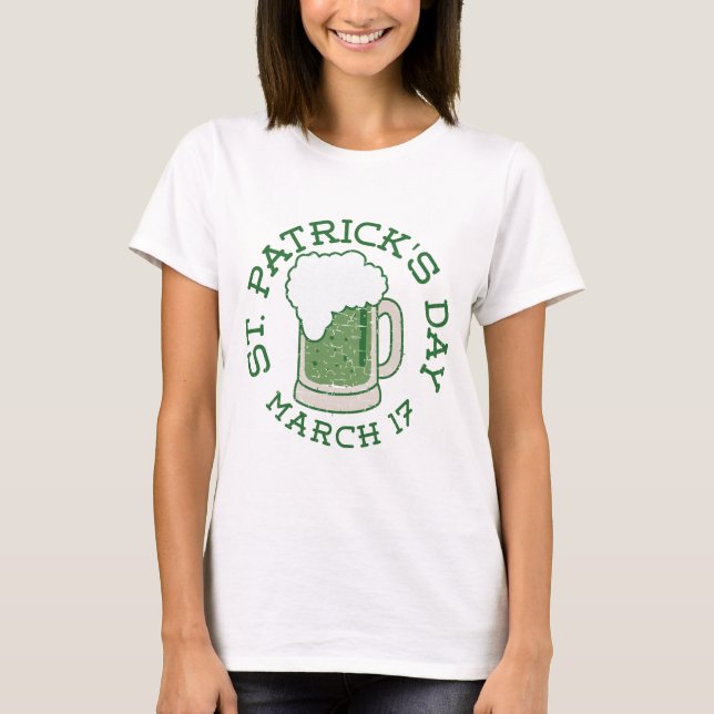 st patrioter, nödsakad grönt öl tee (Framsida)