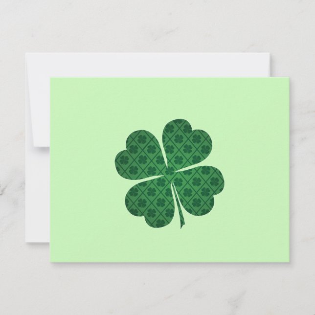 st patrioter som har tur fyra löv grönt klöver-pla (Framsida)