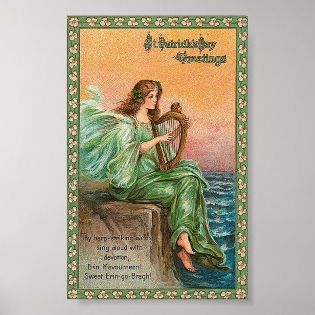 St. Pat's Harp Poster (Framsidan)