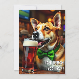 St. Pat's Hund Julkort
