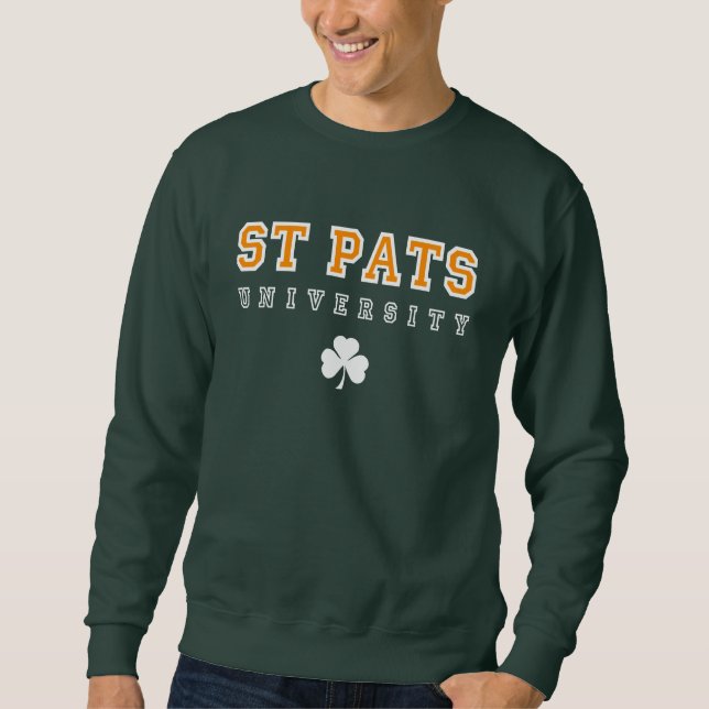 St Pats universitet Lång Ärmad Tröja (Framsida)