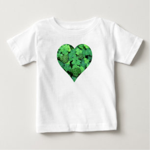 St. Patties Day, grönt schysrock, irländska hjärta T Shirt