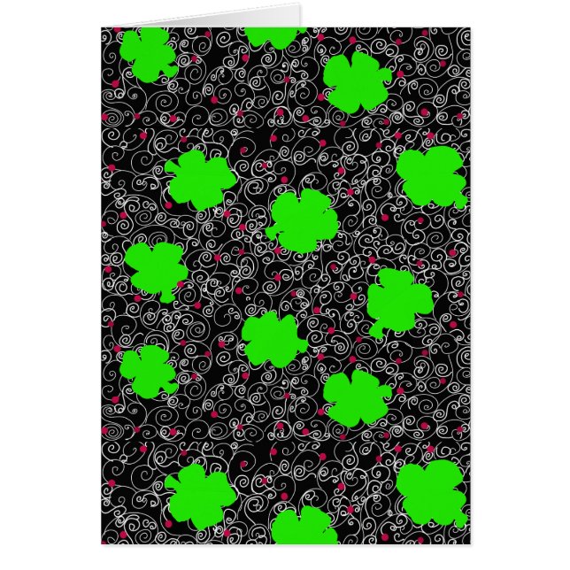 St. Patty Art Hälsningskort (Framsidan)