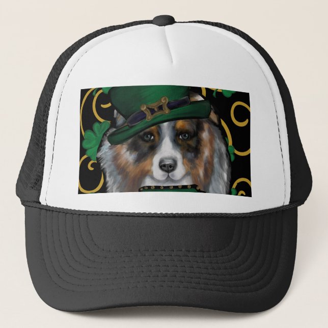 St. Patty Australian Shepherd Keps (Framsida)
