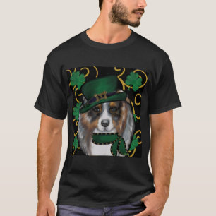 St. Patty Australian Shepherd T Shirt
