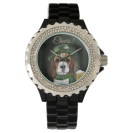 St. Patty Beagle Hund Armbandsur
