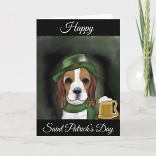St. Patty Beagle Hund Kort