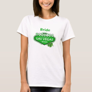St patty BRIDE Las Vegas Bröllop Shirt T-shirt