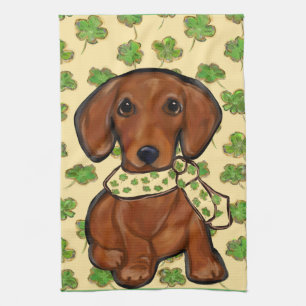 St. Patty Doxie Kökshandduk