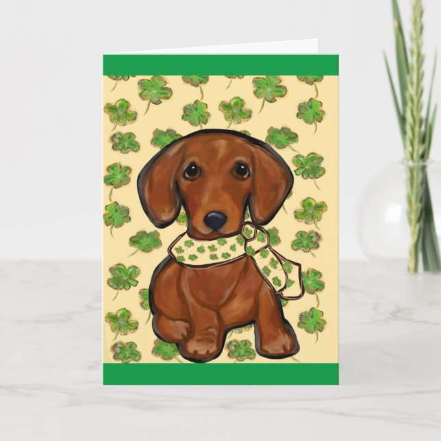 St.Patty Doxie  Kort (Framsida)