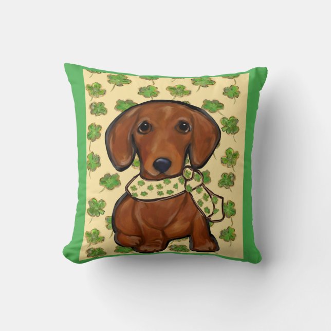 St.Patty Doxie  Kudde (Framsida)