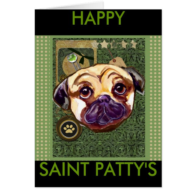 ST. PATTY VALP HÄLSNINGSKORT (Framsidan)