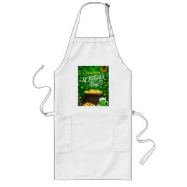 St patty's day Apron Långt Förkläde