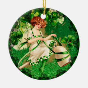 St. Patty's Day Flicka Ornament