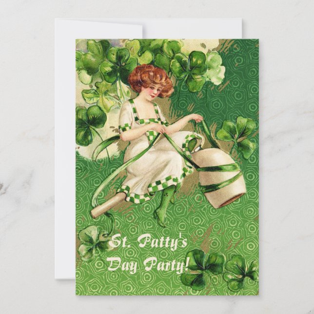 St. Patty's Day Flickfest Invitation Inbjudningar (Framsida)