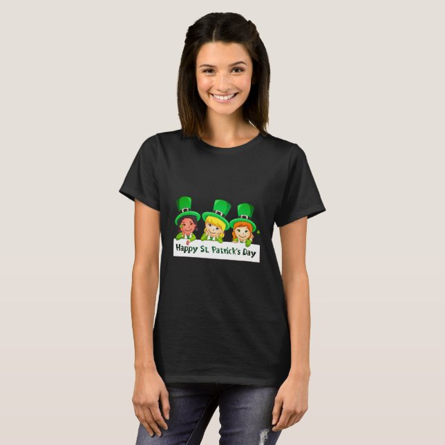 St. Pattys Day Girls Tee (Hel framsida)