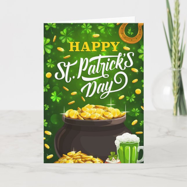 St patty's day kort (Framsida)