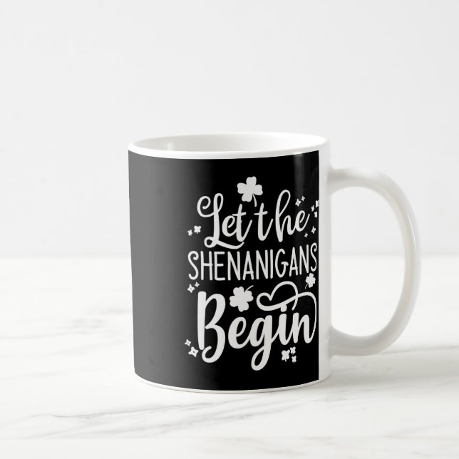 St Pattys Day Manar Women St Patrick Let Shenani Kaffemugg (Höger)