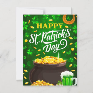 St patty's day vykort