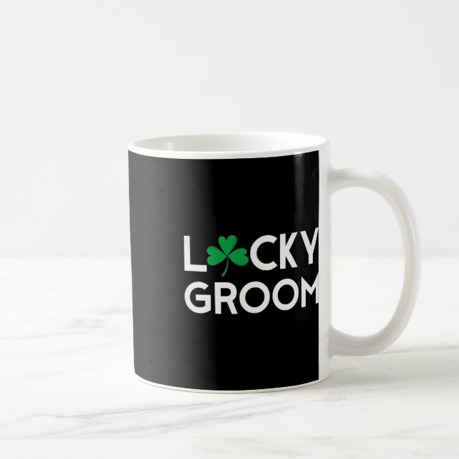 St Pattys Patricks Day Brudgummen Att Vara Sängkam Kaffemugg (Höger)