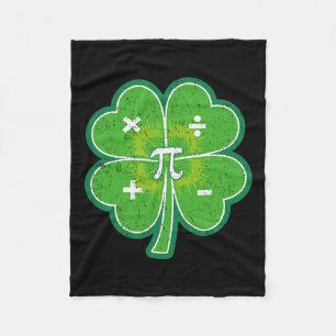 St Pattys Pi Day St patricks day Shamrock Lucky Mo Fleecefilt