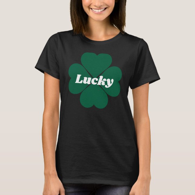 St. Pattys Shamrocks | grönt tur klöver T-Shirt (Framsida)
