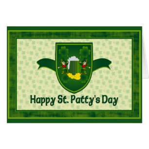 St. Pattys Shield Hälsningskort