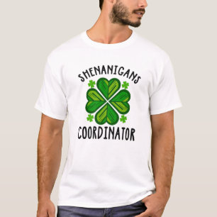 St Pattys Teacher St patricks day Shenanigans Coor T Shirt