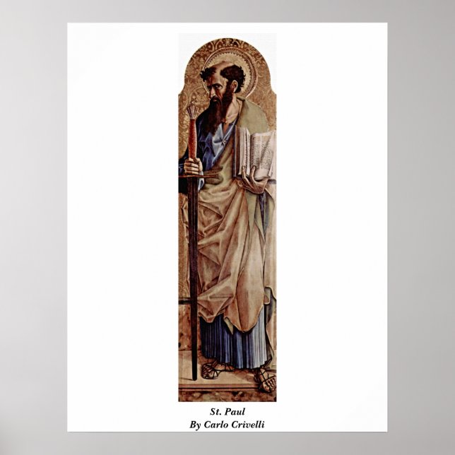 St. Paul av Carlo Crivelli Poster (Framsidan)