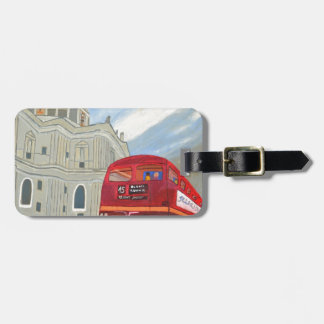 St.Paul Cathedral och London Buss Bagagebricka